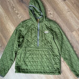 L.L. Bean Katahdin Insulated Quilted Hooded Pullover Jacket